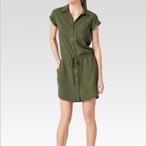 Paige Mila Shirtdress in Desert Olive
PAIGE